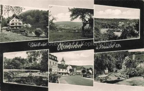AK / Ansichtskarte Oberbieber Neuwied Rheinland-Pfalz Teilansichten Panorama Schwimmbad Park