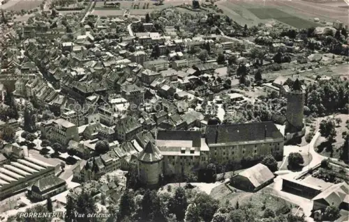 AK / Ansichtskarte Porrentruy JU Vue aerienne