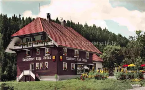 AK / Ansichtskarte ST BLASIEN BW Konditorei Cafe Zeller