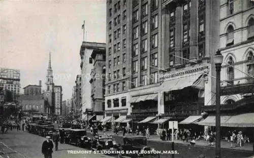 AK / Ansichtskarte BOSTON  Massachusetts USA Tremont Street