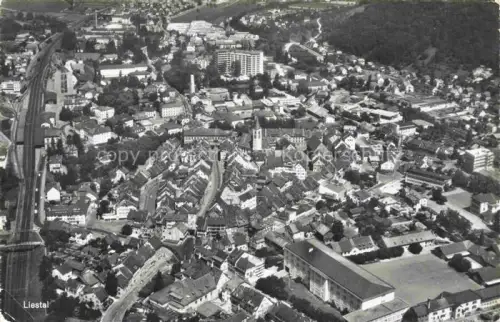 AK / Ansichtskarte LIESTAL BL Fliegeraufnahme