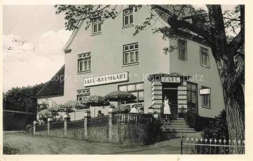 AK / Ansichtskarte Steinbergen Rinteln Niedersachsen Conditorei Cafe Baumgart