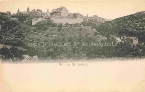 AK / Ansichtskarte Bensheim Bergstrasse Hessen Schloss Schoenberg