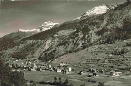 AK / Ansichtskarte Saas-Grund VS Simalihorn Rothorn