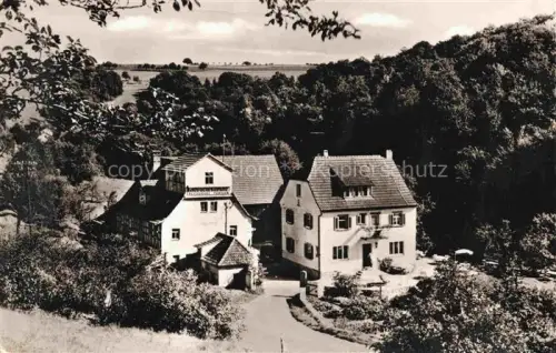 AK / Ansichtskarte Schonungen Pension Kluepfelsmuehle im Steinachtal