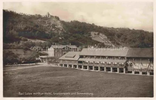 AK / Ansichtskarte Bad Sulza Thueringen mit Kurhotel Gradierwerk und Sonnenburg