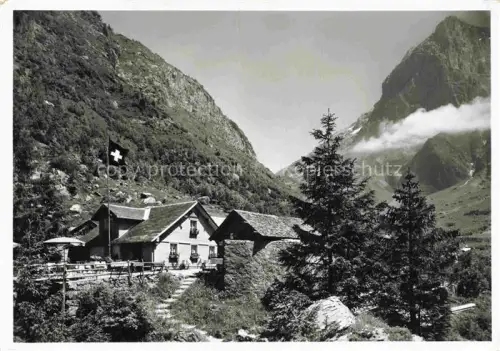AK / Ansichtskarte Nieder-Surenen Niedersurenen Engelberg OW Restaurant Alpenroesli