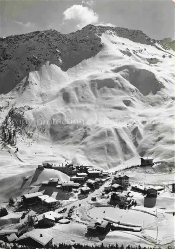 AK / Ansichtskarte Inner-Arosa GR Panorama Skigelaende am Schafruecken Wintersportplatz Alpen