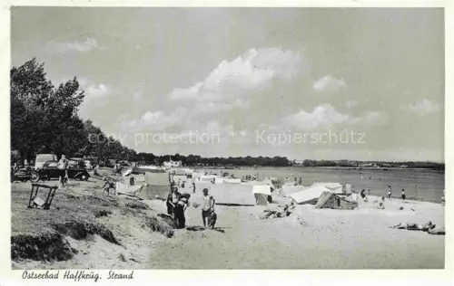 AK / Ansichtskarte HAFFKRUG SCHARBEUTZ Ostseebad Strand