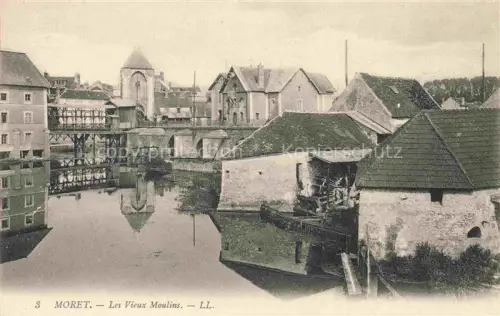 AK / Ansichtskarte Moret-sur-Loing Fontainebleau 77 Seine-et-Marne Les vieux moulins