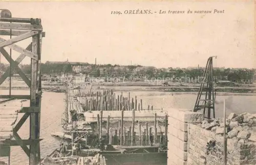 AK / Ansichtskarte ORLEANS 45 Loiret Les travaux du nouveau port