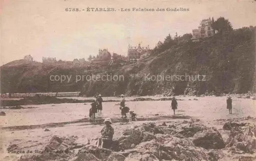 AK / Ansichtskarte Etables-sur-Mer Saint-Brieuc 22 Cotes-d Armor Les Falaises des Godelins
