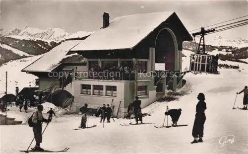 AK / Ansichtskarte Megeve Bonneville 74 Haute-Savoie La Téléférique du Mont d'Arbois Sports d'hiver Alpes