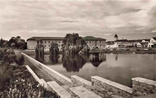 AK / Ansichtskarte Juelich Schwanenteich