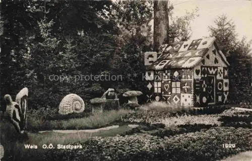 AK / Ansichtskarte WELS Oberoesterreich AT Stadtpark