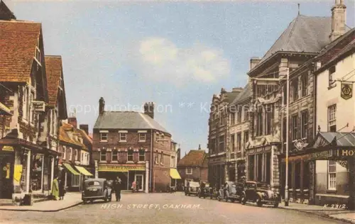 AK / Ansichtskarte Oakham Rutland Leicestershire UK High Street