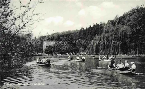 AK / Ansichtskarte RATINGEN Gaststaette Auermuehle im Angertal Gondelteich