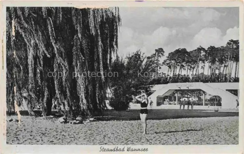 AK / Ansichtskarte Wannsee STEGLITZ-ZEHLENDORF BERLIN Strandbad