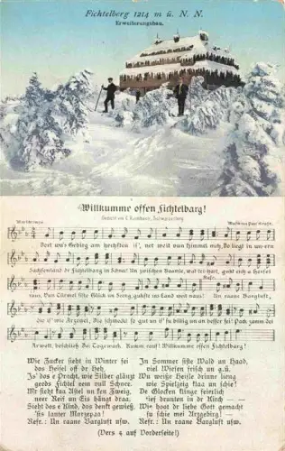 AK / Ansichtskarte Fichtelberg  1214m Oberwiesenthal Erzgebirge Sachsen Erweiterungsbau 