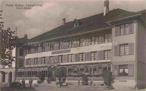 AK / Ansichtskarte LANGENTHAL Aarwangen BE Hotel Kreuz