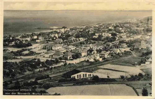 AK / Ansichtskarte AHLBECK HERINGSDORF Insel Usedom Ostseebad Panorama Blick von der Bismarck-Warte