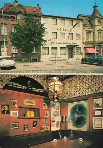 AK / Ansichtskarte HUSUM  Nordfriesland Norsee Schleswig-Holstein Hotel Zur grauen Stadt am Meer Gaststube