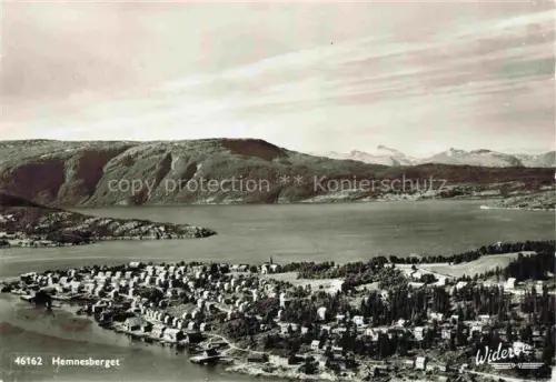 AK / Ansichtskarte Hemnes Nordland Bergen Norge Fliegeraufnahme