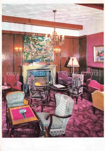 AK / Ansichtskarte Badgastein BAD GASTEIN Pinzgau Pongau AT Hotel Weismayr Hotelhalle