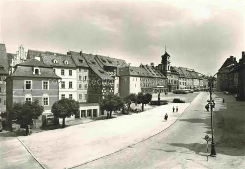 AK / Ansichtskarte Cheb Eger CZ Platz des Koenig Georg von Podebrad
