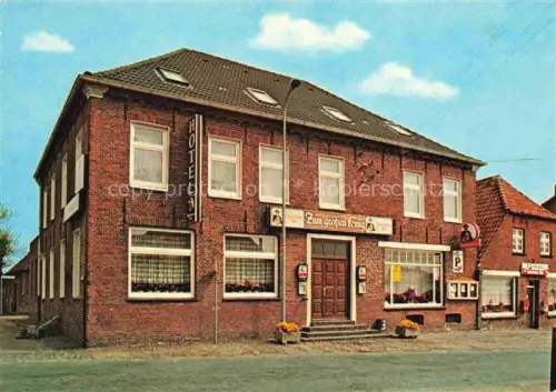 AK / Ansichtskarte Wirdum Ostfriesland Aurich Niedersachsen Hotel Zum grossen Krug