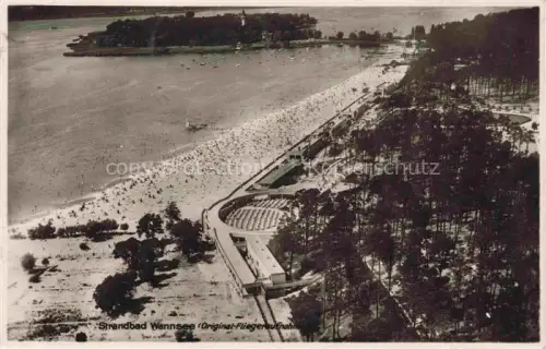 AK / Ansichtskarte Wannsee STEGLITZ-ZEHLENDORF BERLIN Strandbad