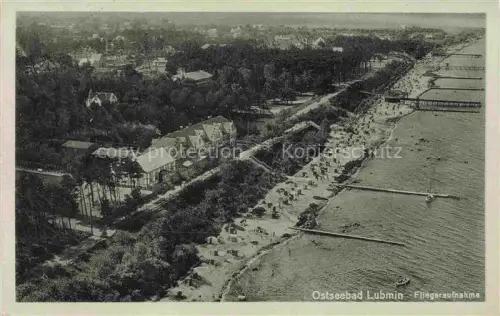 AK / Ansichtskarte LUBMIN Ostseebad Mecklenburg-Vorpommern Kuestenpanorama Strand