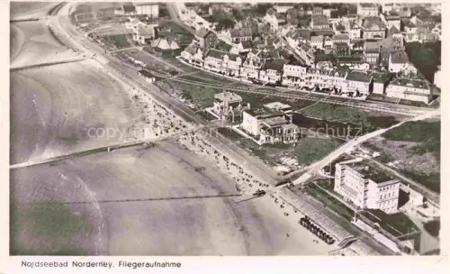 AK / Ansichtskarte NORDERNEY Nordseebad Niedersachsen Kuestenpanorama Strand