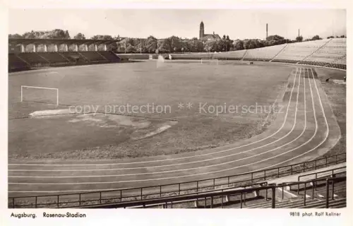 AK / Ansichtskarte AUGSBURG  CITY Rosenau-Stadion