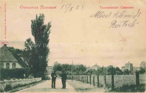 AK / Ansichtskarte NIENDORF  Ostseebad Timmendorferstrand Travemuender Chaussee