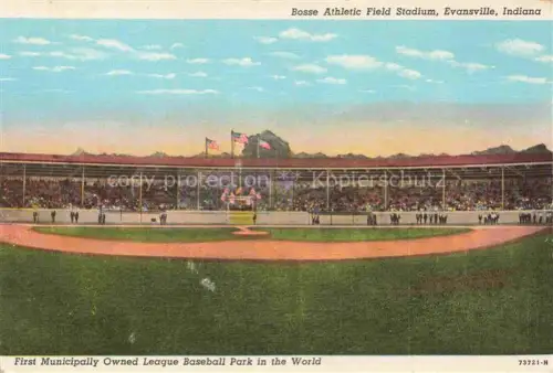 AK / Ansichtskarte Evansville Indiana USA Bosse Athletic Field Stadium