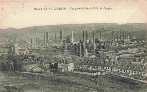 AK / Ansichtskarte Mont-Saint-Martin 54 Meurthe-et-Moselle Vue partielle des Aciéries de Longuy