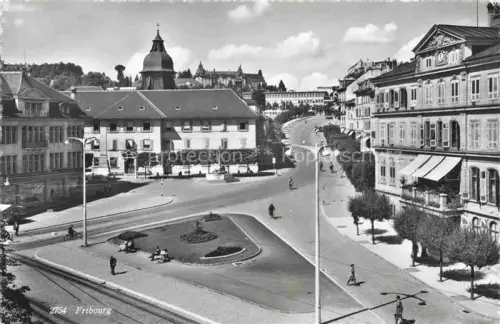 AK / Ansichtskarte FRIBOURG  FR Motiv Stadtzentrum