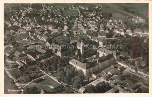 AK / Ansichtskarte Schussenried Bad Biberach BW Stadtbild mit Kloster