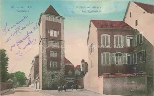 AK / Ansichtskarte MULHOUSE Muehlhausen 68 Haut-Rhin Tour du Diable Teufelsturm