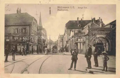 AK / Ansichtskarte MULHOUSE Muehlhausen 68 Haut-Rhin Junge-Tor