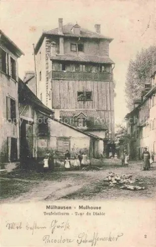 AK / Ansichtskarte MULHOUSE Muehlhausen 68 Haut-Rhin Tour du Diable Teufelsturm