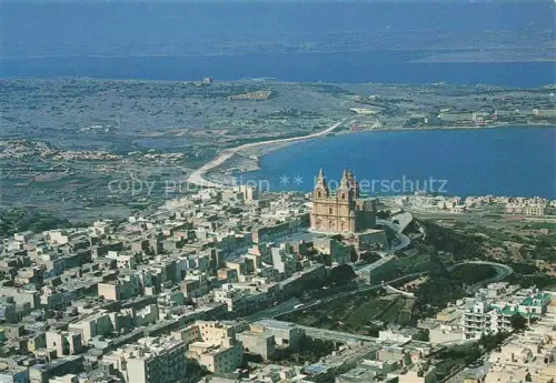 AK / Ansichtskarte Mellieha Malta Aerial View