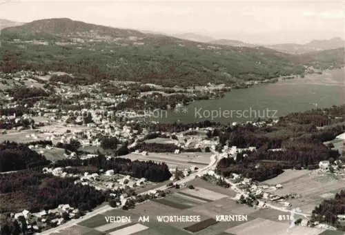 AK / Ansichtskarte Velden  Woerthersee AT Fliegeraufnahme
