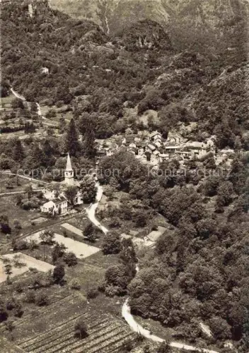 AK / Ansichtskarte Arcegno Locarno TI Fliegeraufnahme