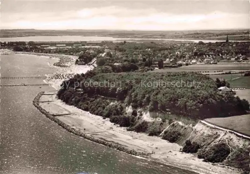 AK / Ansichtskarte TRAVEMueNDE Ostseebad Brodtener Ufer Fliegeraufnahme