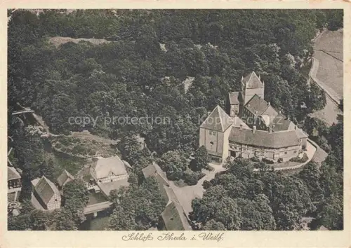 AK / Ansichtskarte Rheda -Wiedenbrueck Westfalen Schloss Rheda Fliegeraufnahme