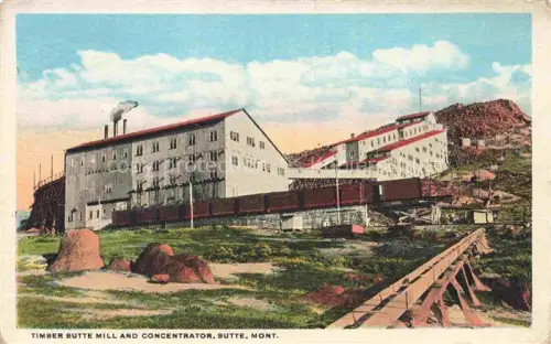 AK / Ansichtskarte Butte Montana USA Timber Butte Mill and Concentrator