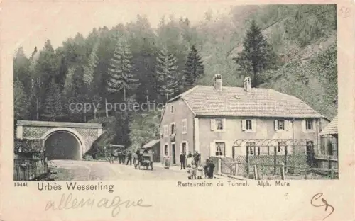 AK / Ansichtskarte Wesserling Husseren Thann 68 Haut-Rhin Restauration du Tunnel