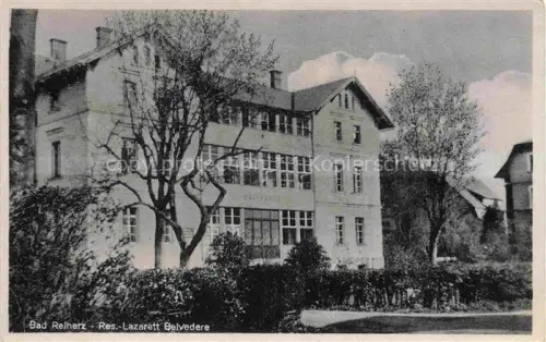 AK / Ansichtskarte Bad Reinerz Niederschlesien Duszniki-Zdroj PL Res.-Lazarett Belvedere